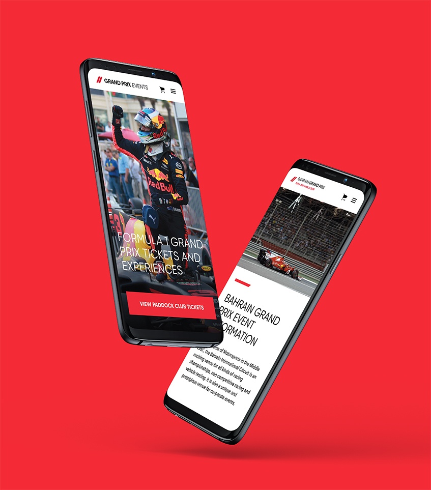 eCommerce web design project