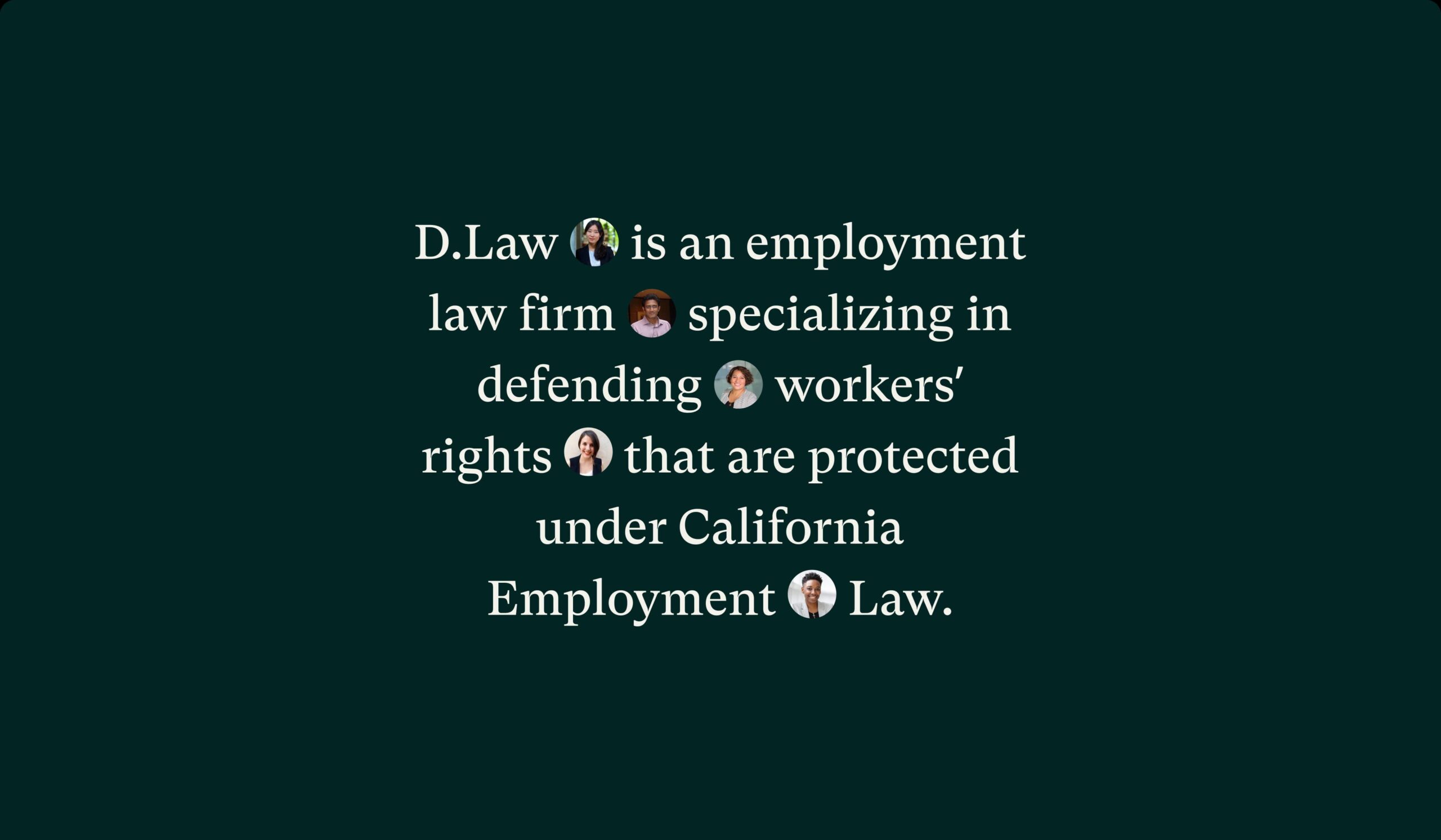 Law firm positioning statement