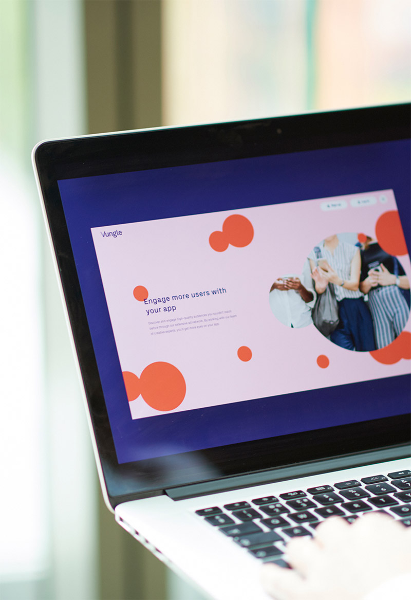 showing off in-app advertising business serving mobile app