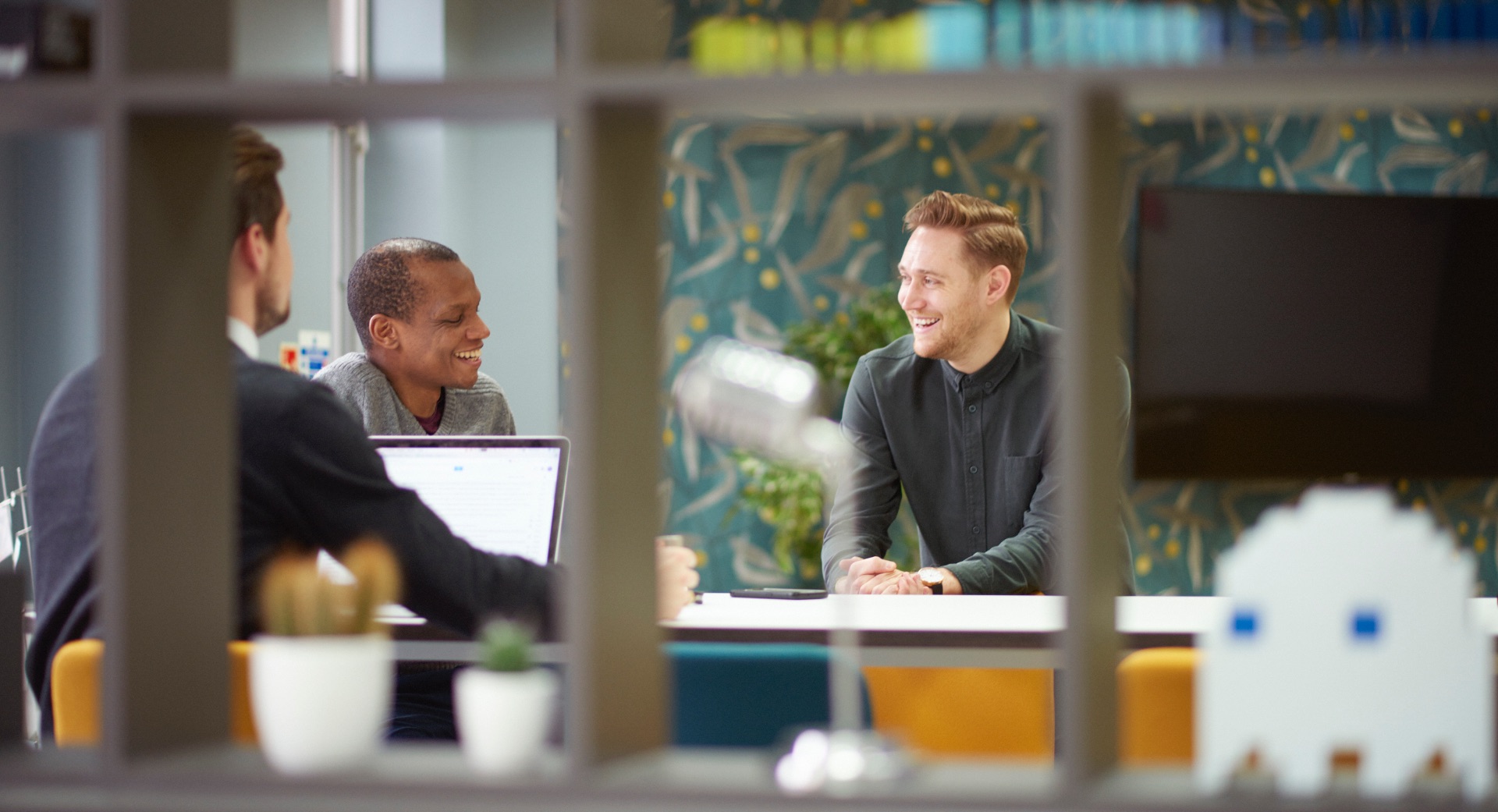 meeting to walk through the designs for a new website