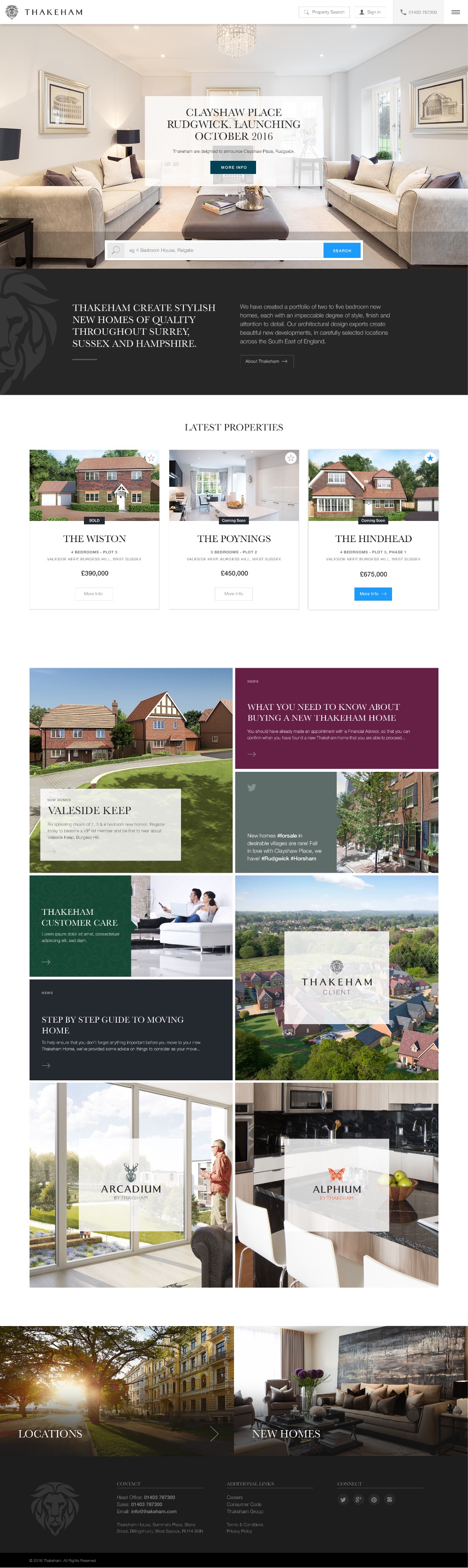 thakeham full length desktop screenshot